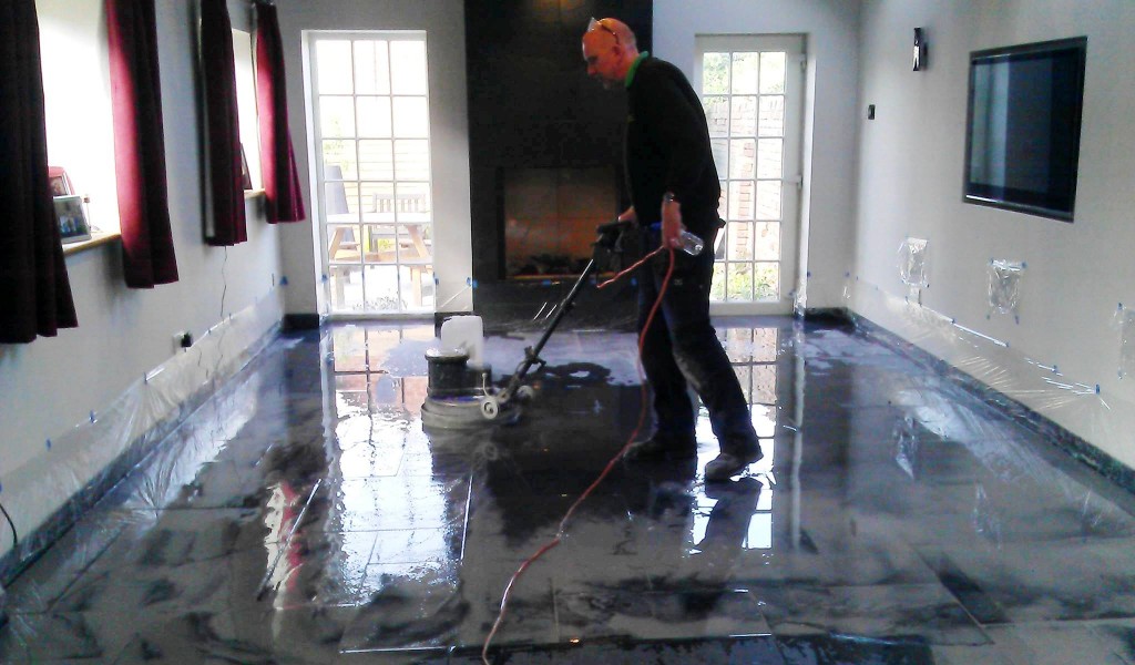 Steve Carpenter Hard at work