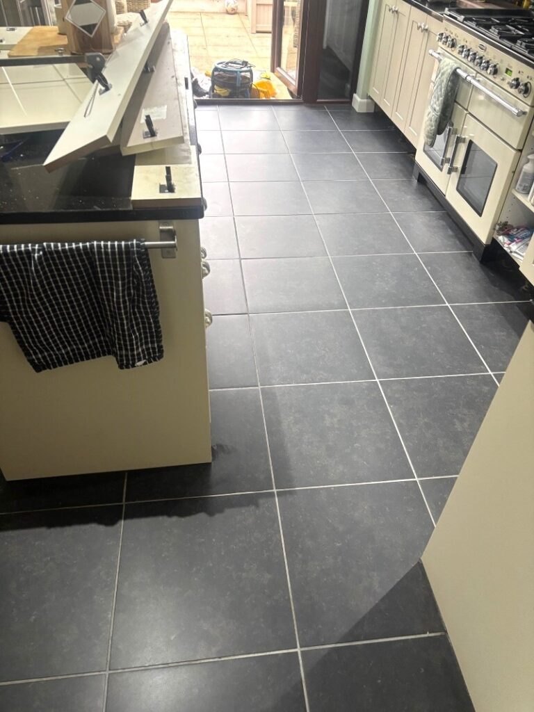 Porcelain Floor Tile and Grout After Cleaning Beeston